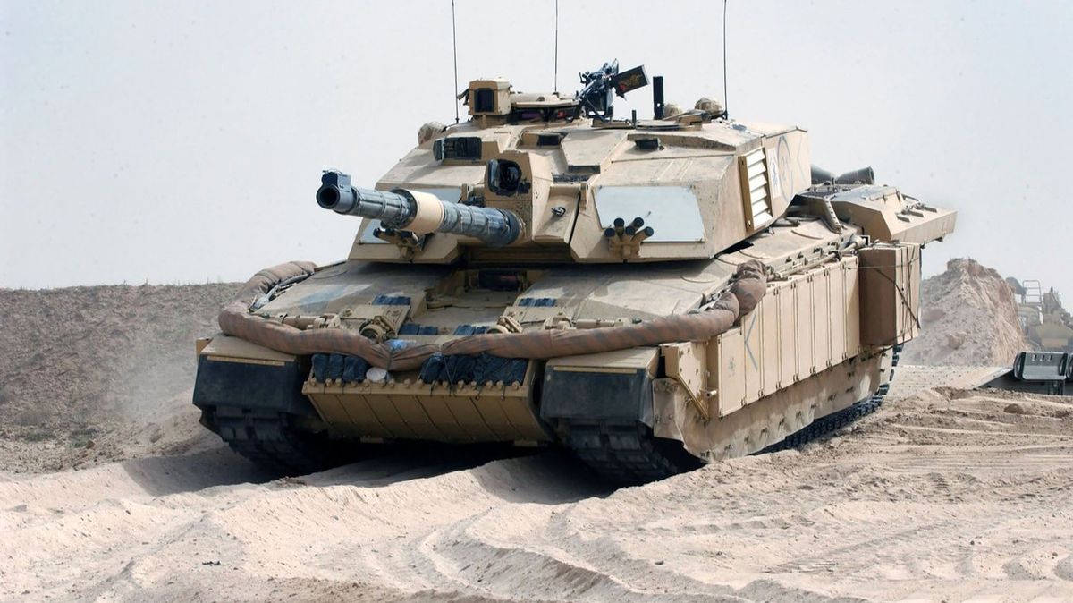 Ukrajina přišla o první tank Challenger, zasáhlo ho ruské dělostřelectvo
